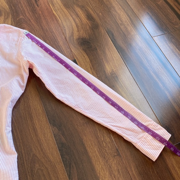 Ralph Lauren Slim Fit Striped Oxford Flesh Pony - Picture 11 of 11